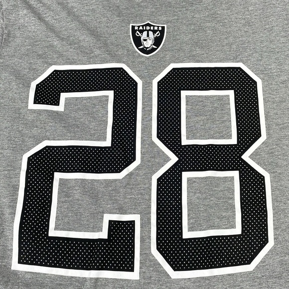 Men’s The Nike Tee Raiders Josh Jacobs #28 Short Sleeve Shirt XL - Picture 3 of 16